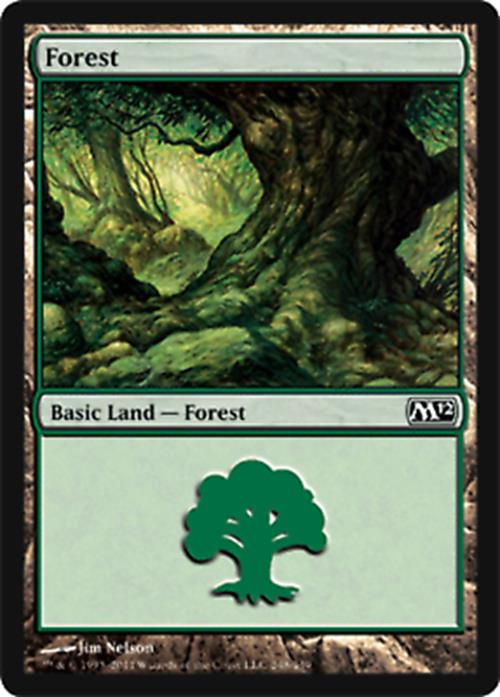 Forest (248) Magic 2012 - MTG