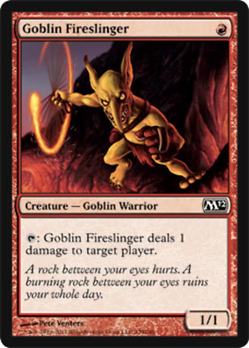 Goblin Fireslinger Magic 2012 - MTG