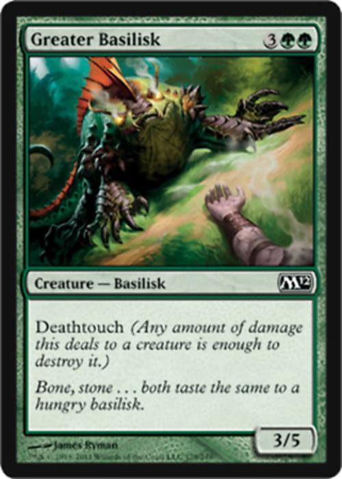 Greater Basilisk Magic 2012 - MTG
