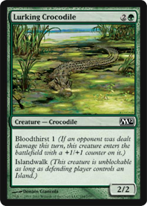 Lurking Crocodile Magic 2012 - MTG