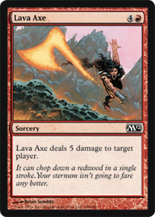 Lava Axe Magic 2012 - MTG