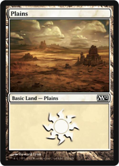 Plains (232) - Foil Magic 2012 - MTG