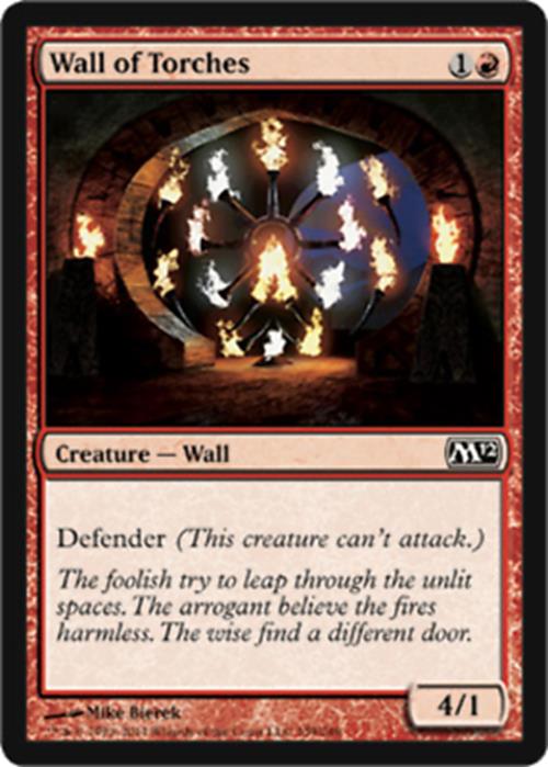 Wall of Torches Magic 2012 - MTG