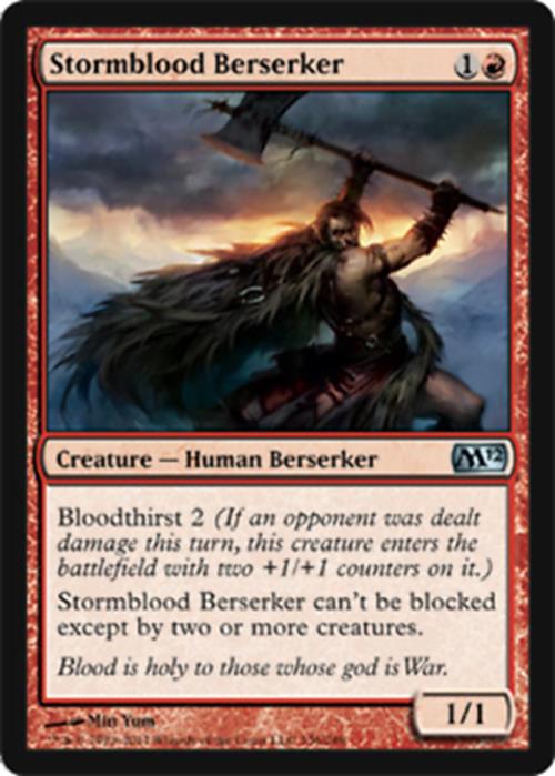 Stormblood Berserker - Foil Magic 2012 - MTG