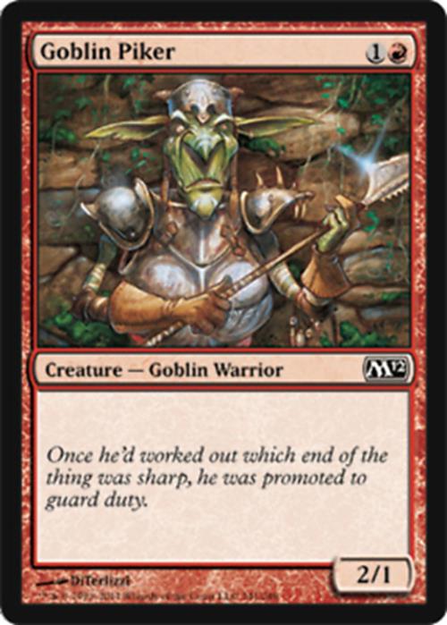 Goblin Piker Magic 2012 - MTG
