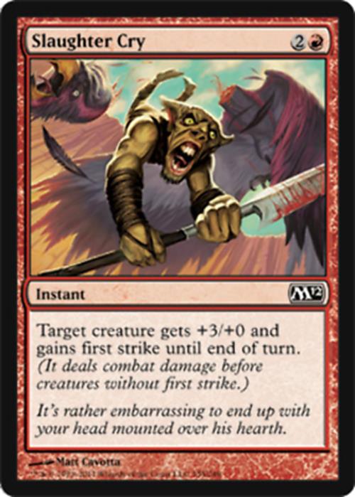 Slaughter Cry Magic 2012 - MTG