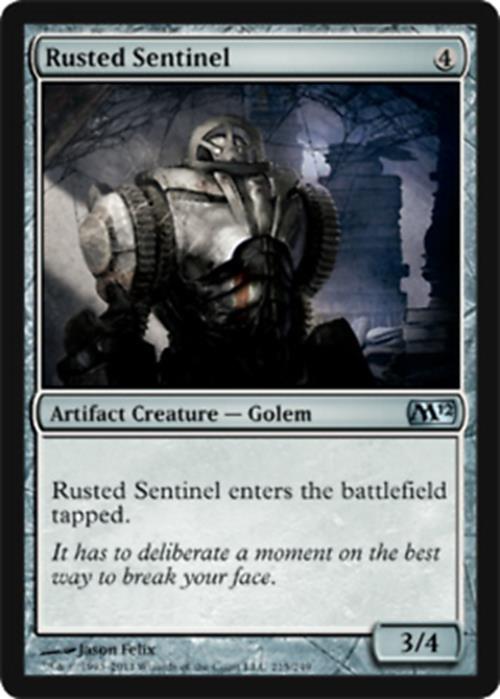 Rusted Sentinel Magic 2012 - MTG
