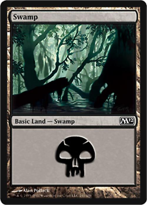 Swamp (241) Magic 2012 - MTG
