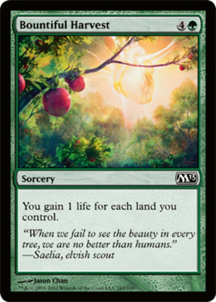 Bountiful Harvest Magic 2013 - MTG