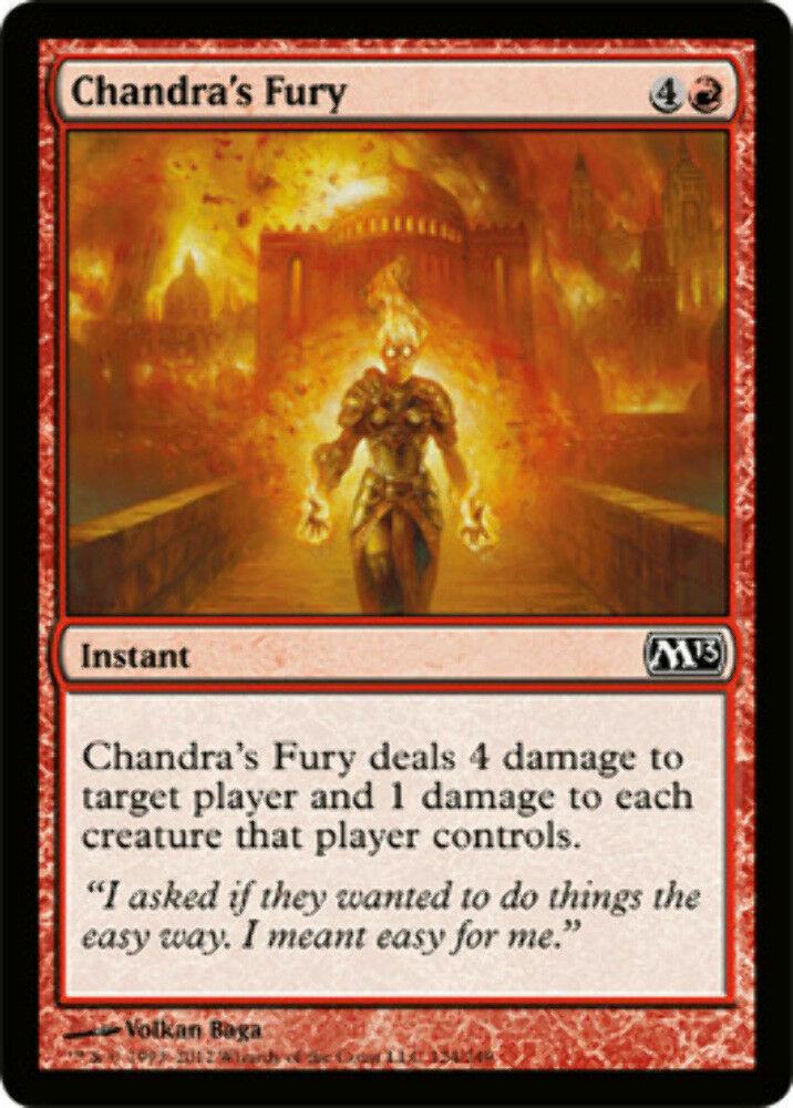Chandra's Fury Magic 2013 - MTG