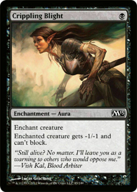 Crippling Blight Magic 2013 - MTG
