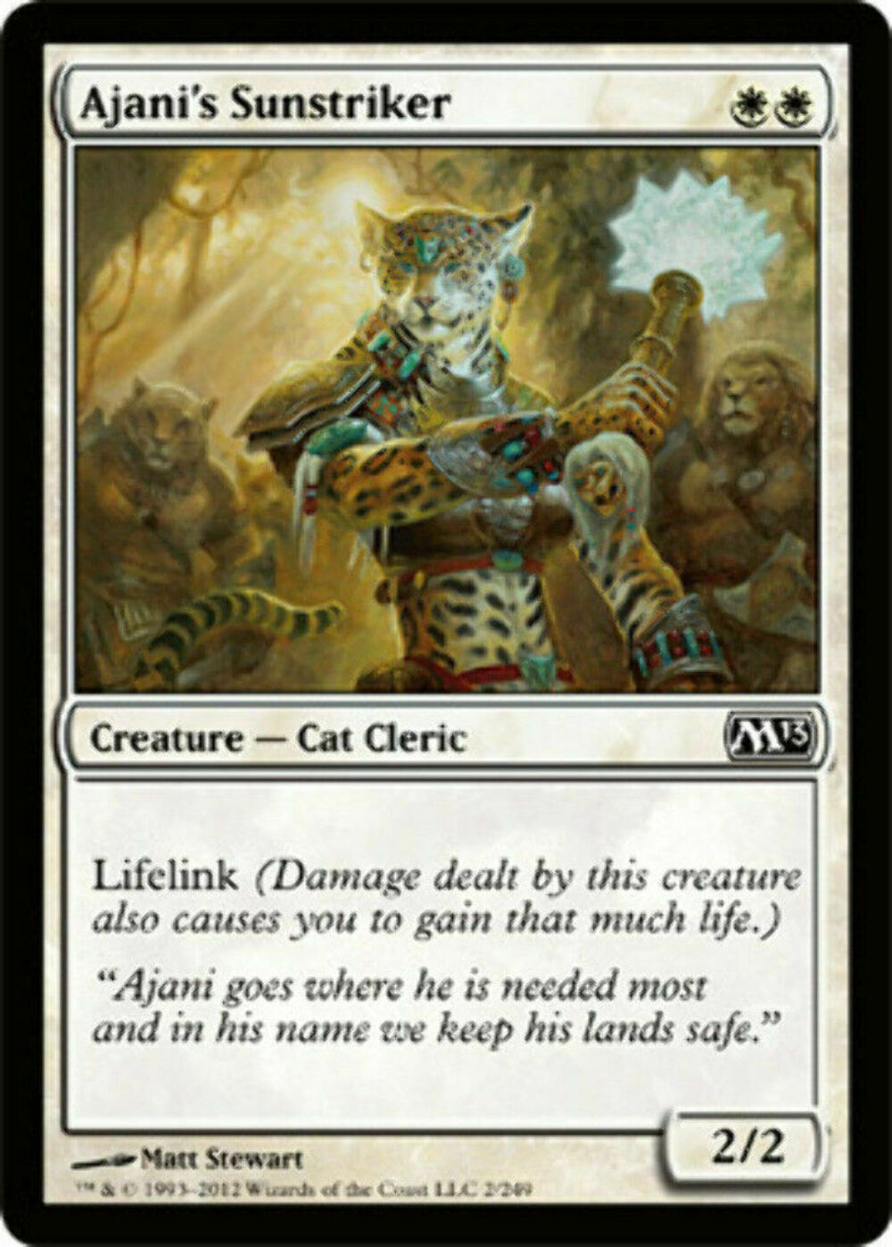 Ajani's Sunstriker Magic 2013 - MTG