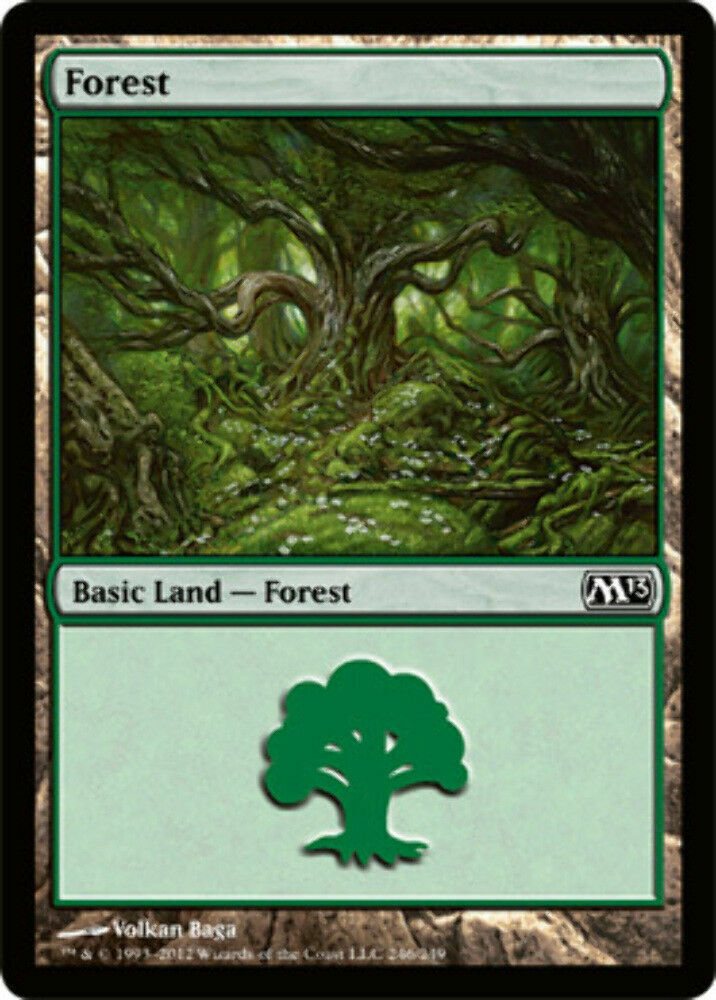 Forest (246) Magic 2013 - MTG