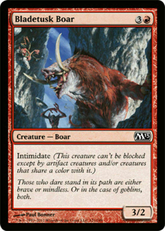 Bladetusk Boar Magic 2013 - MTG