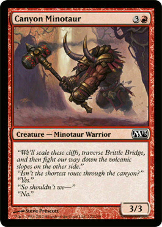 Canyon Minotaur Magic 2013 - MTG