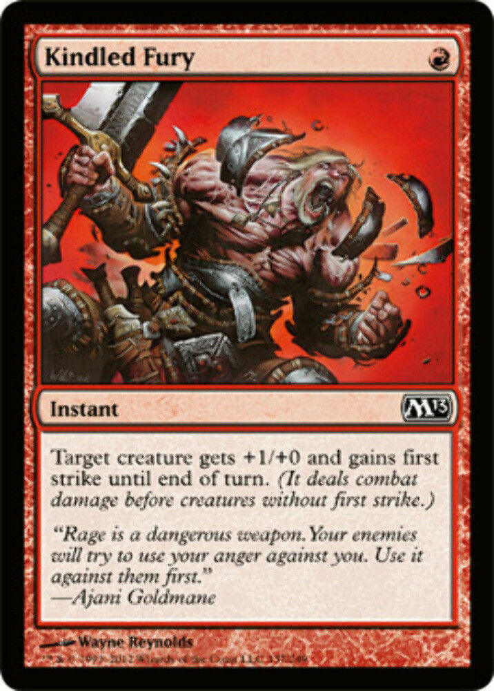 Kindled Fury Magic 2013 - MTG