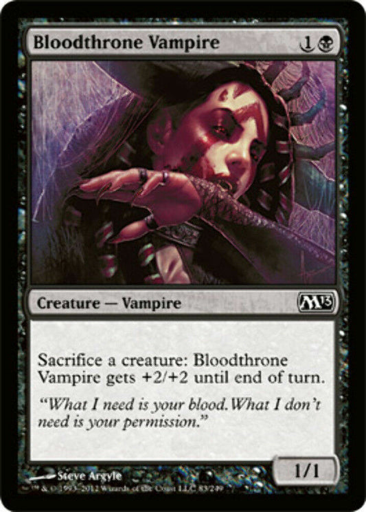 Bloodthrone Vampire Magic 2013 - MTG
