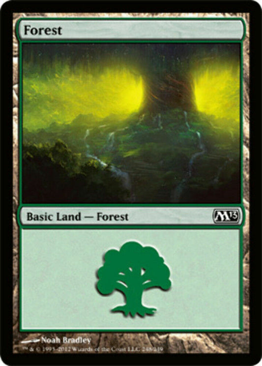 Forest (248) Magic 2013 - MTG