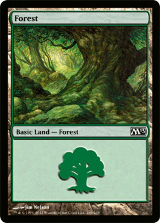 Forest (249) Magic 2013 - MTG