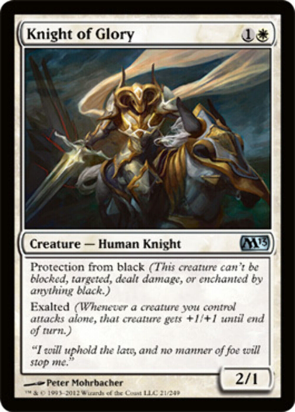 Knight of Glory Magic 2013 - MTG