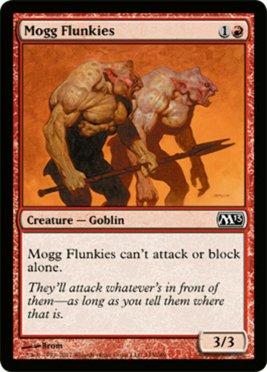 Mogg Flunkies Magic 2013 - MTG