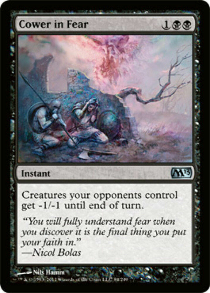 Cower in Fear - Foil Magic 2013 - MTG