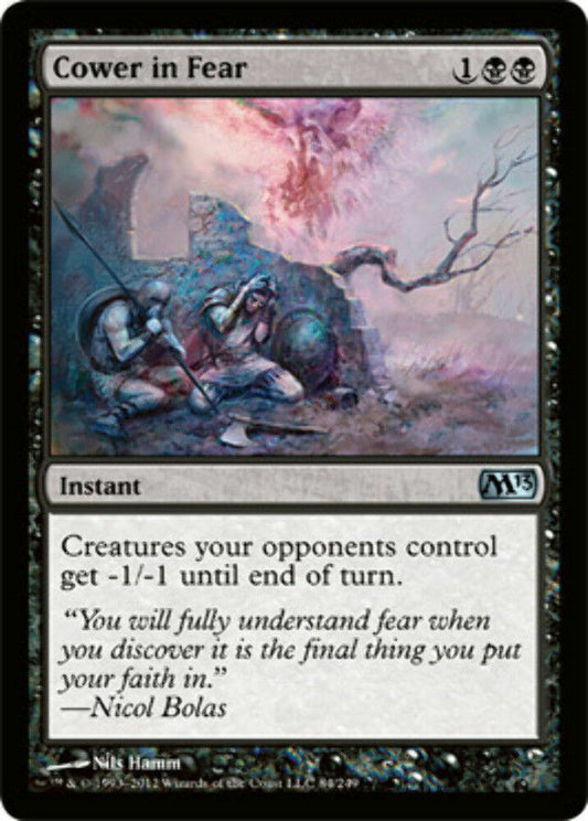 Cower in Fear - Foil Magic 2013 - MTG
