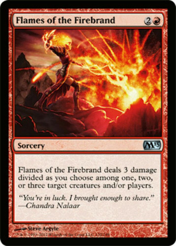 Flames of the Firebrand - Foil Magic 2013 - MTG