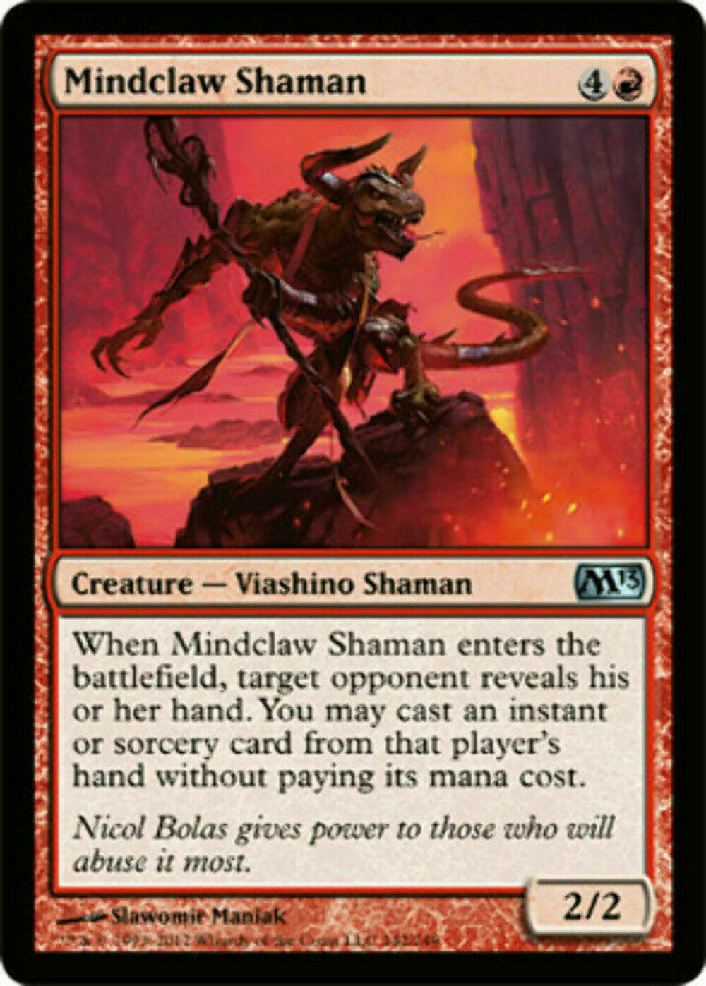 Mindclaw Shaman Magic 2013 - MTG
