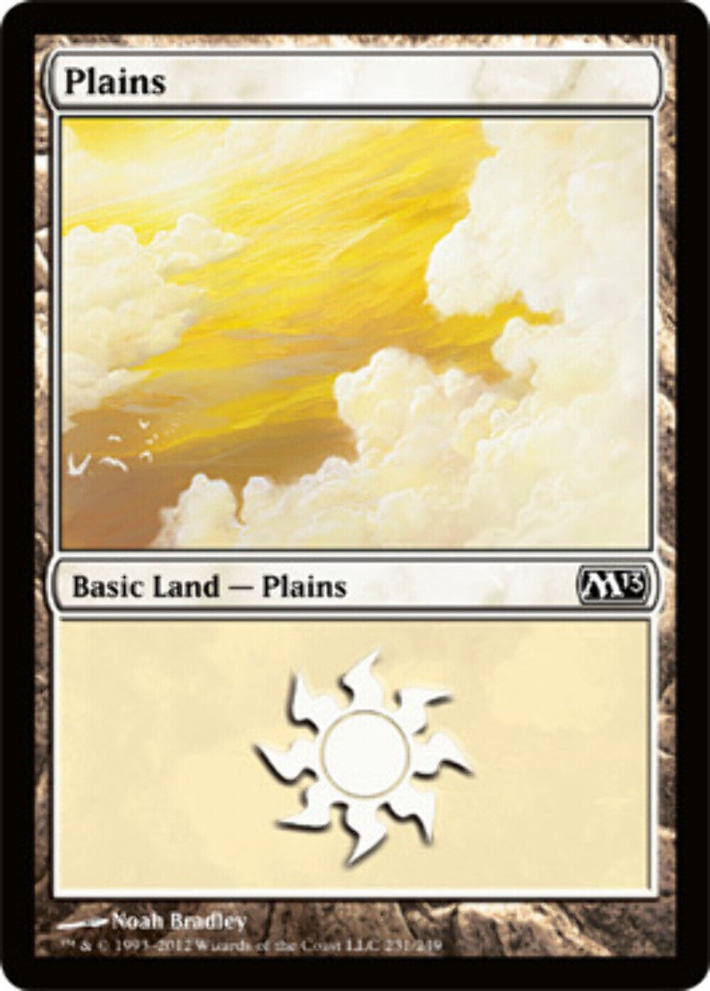 Plains (231) Magic 2013 - MTG