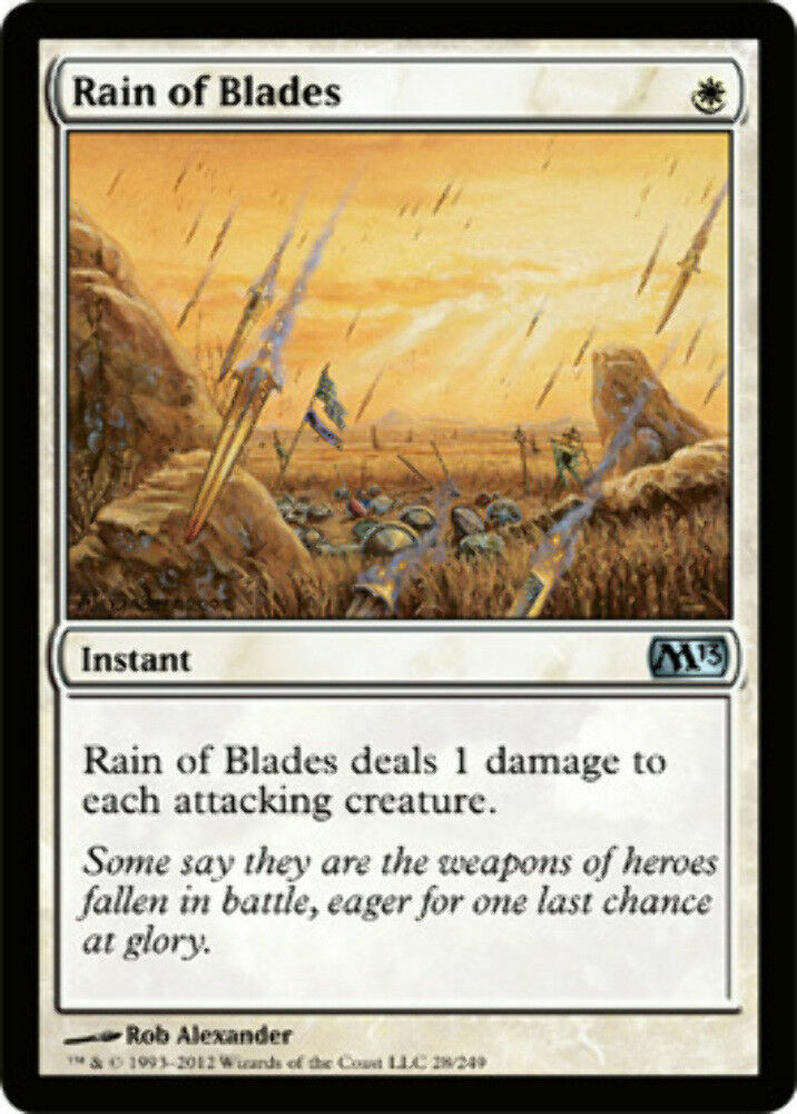 Rain of Blades Magic 2013 - MTG