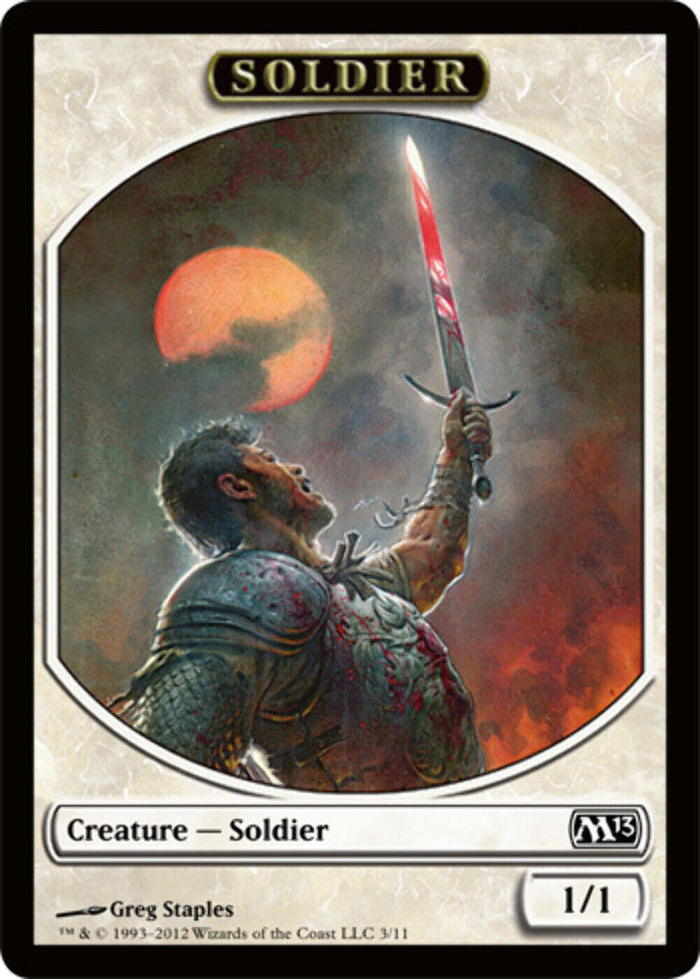 Soldier Token Magic 2013 - MTG