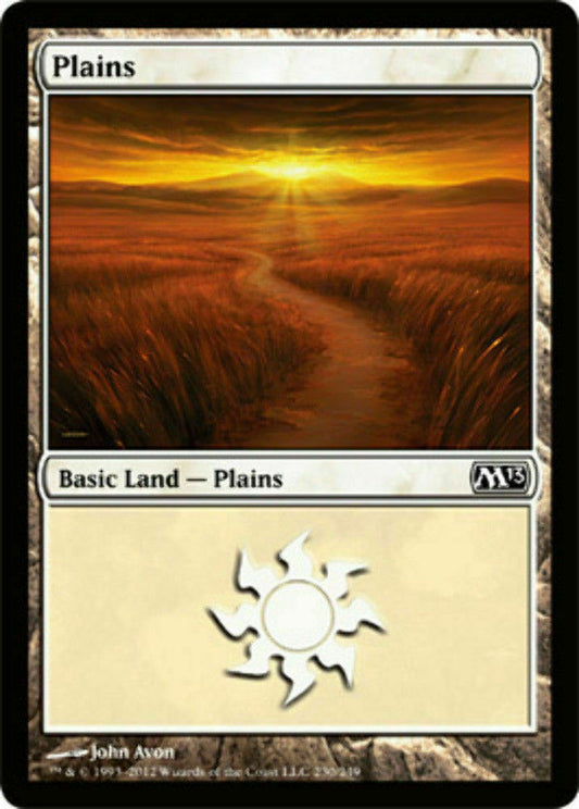 Plains (230) Magic 2013 - MTG
