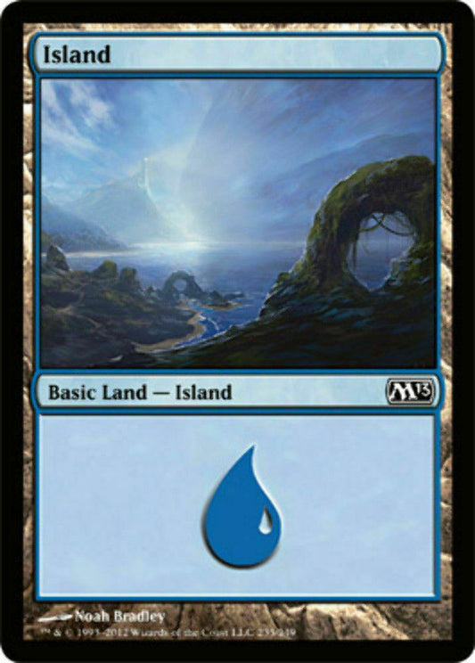 Island (235) Magic 2013 - MTG