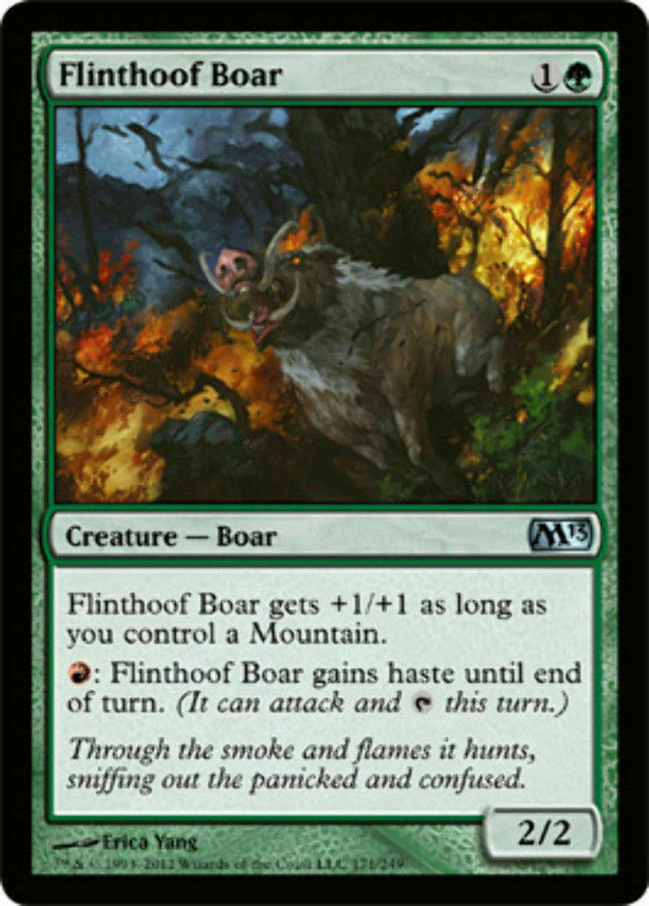 Flinthoof Boar - Foil Magic 2013 - MTG