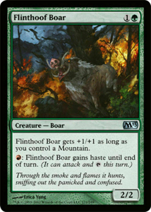 Flinthoof Boar - Foil Magic 2013 - MTG