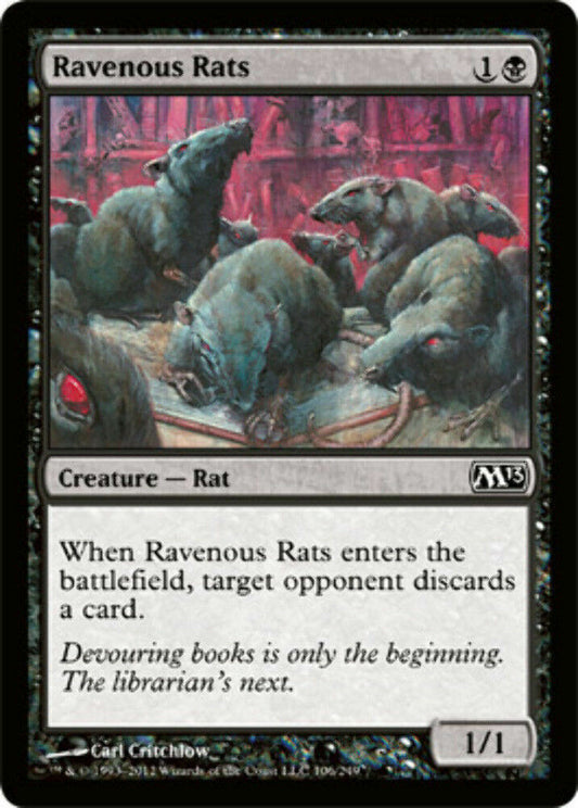Ravenous Rats Magic 2013 - MTG