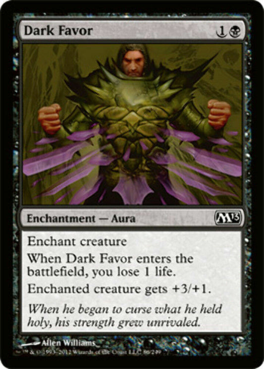 Dark Favor - Foil Magic 2013 - MTG