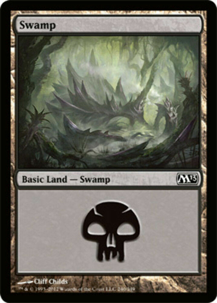 Swamp (240) Magic 2013 - MTG