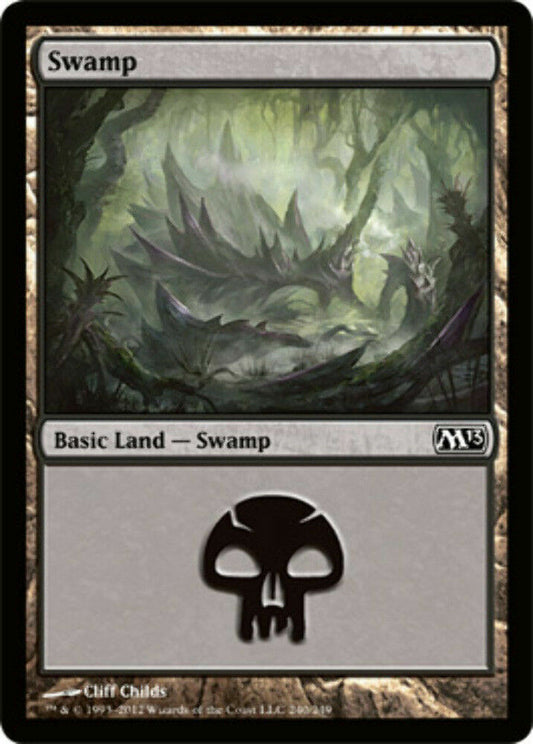 Swamp (240) Magic 2013 - MTG