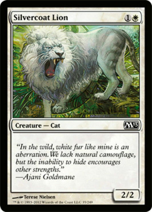 Silvercoat Lion Magic 2013 - MTG
