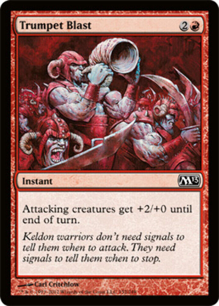 Trumpet Blast - Foil Magic 2013 - MTG