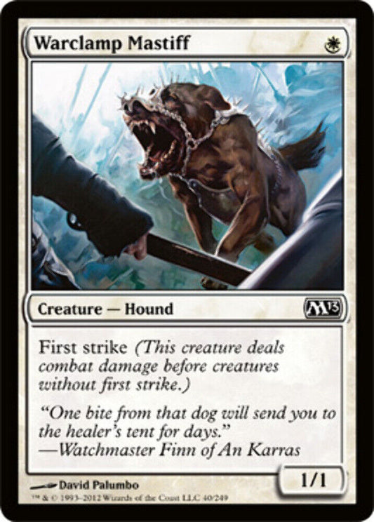 Warclamp Mastiff - Foil Magic 2013 - MTG