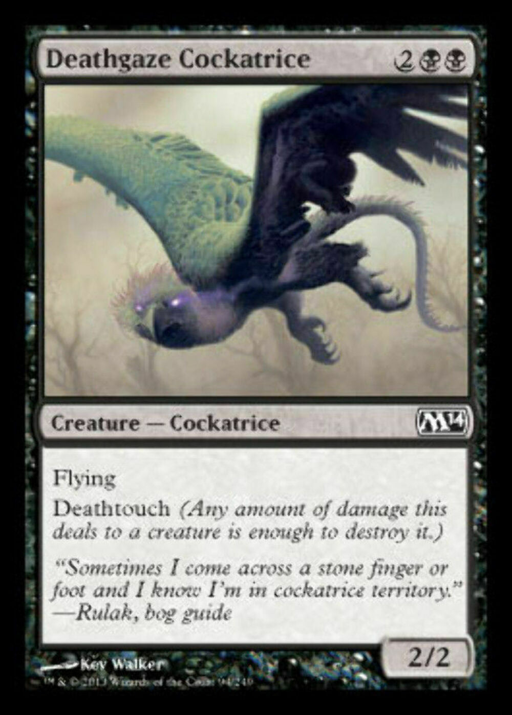 Deathgaze Cockatrice Magic 2014 - MTG