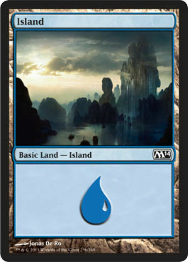 Island (236) Magic 2014 - MTG