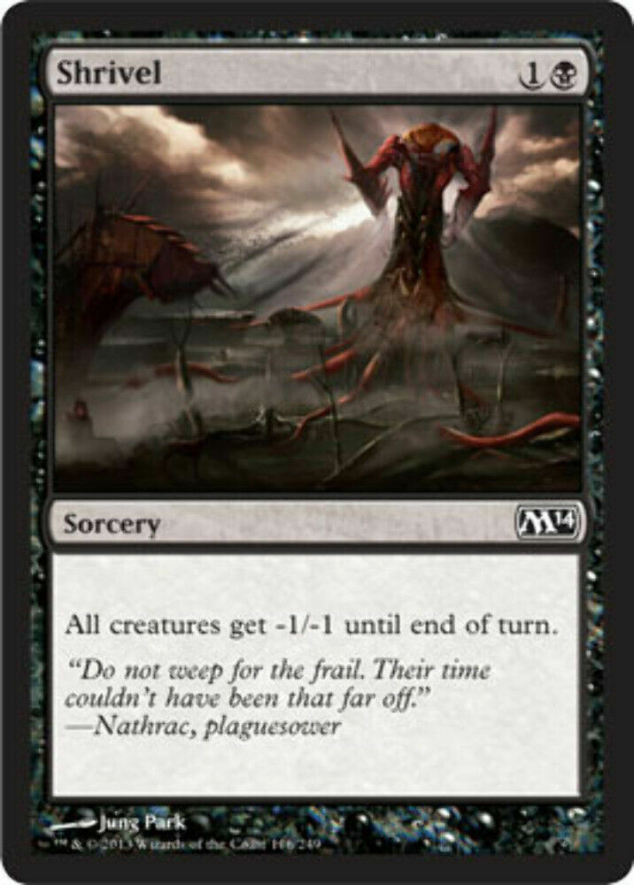Shrivel Magic 2014 - MTG