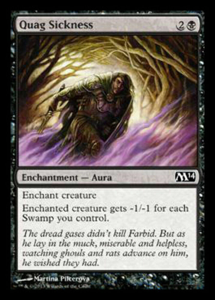 Quag Sickness Magic 2014 - MTG