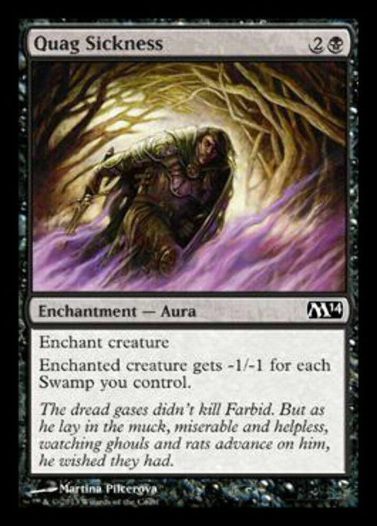 Quag Sickness Magic 2014 - MTG