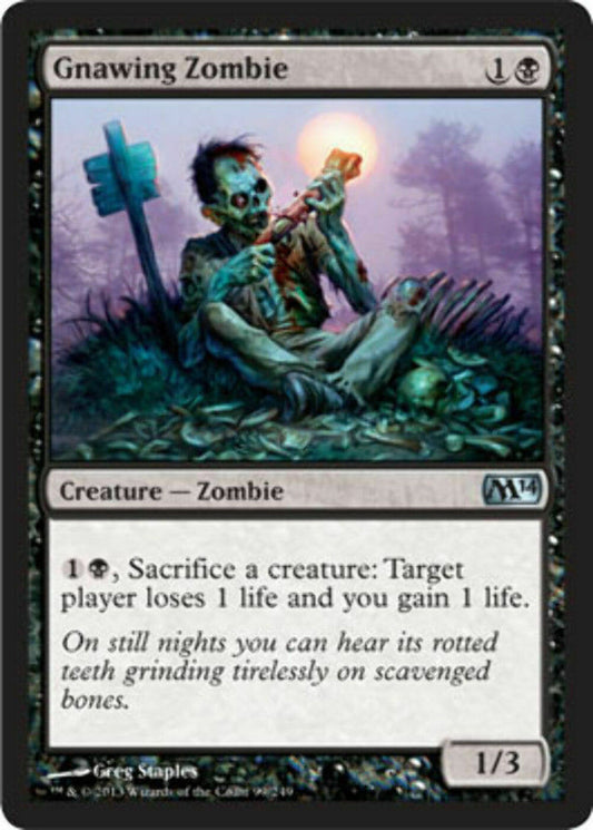 Gnawing Zombie Magic 2014 - MTG