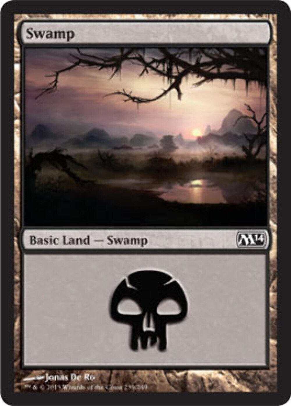 Swamp (239) Magic 2014 - MTG